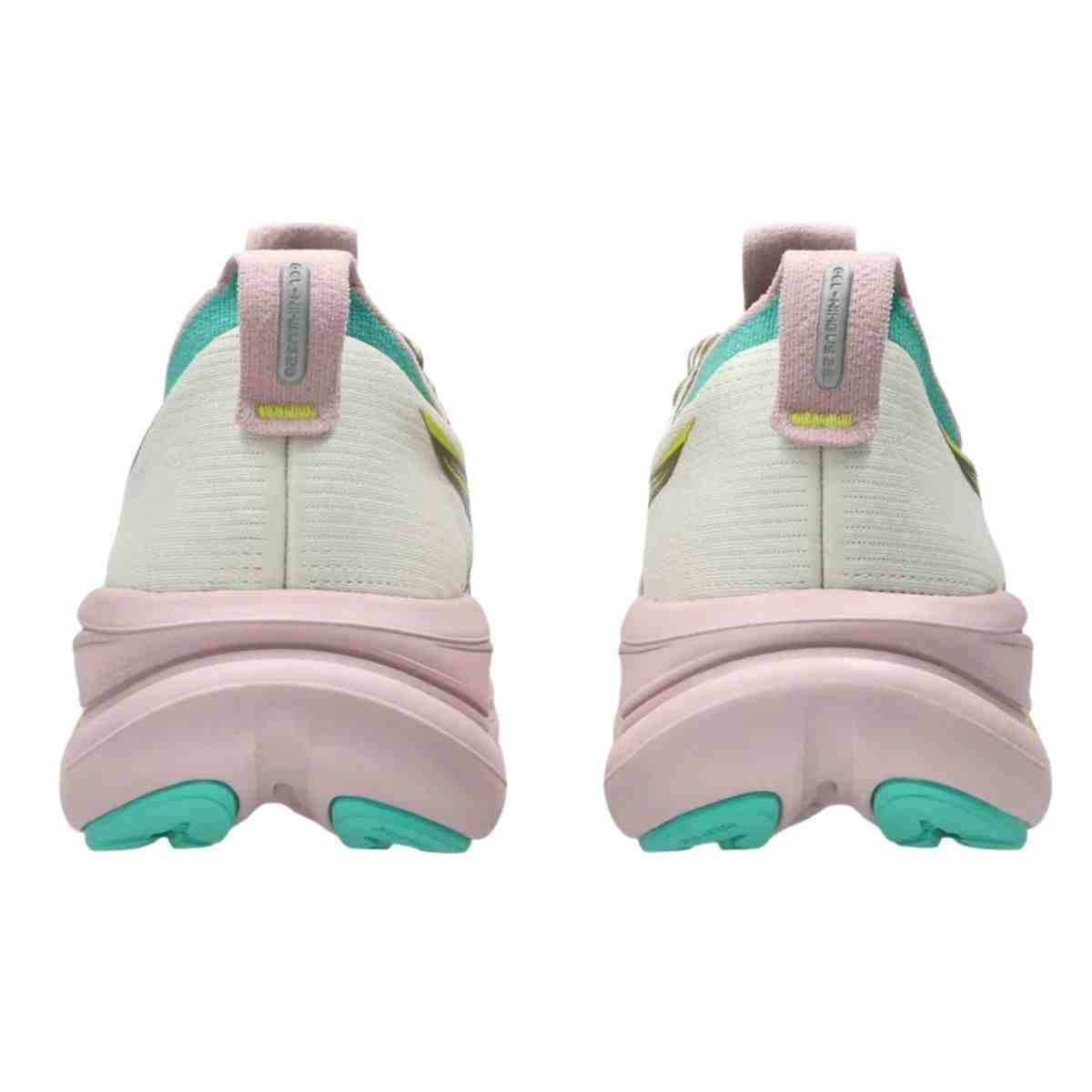 Tênis Corrida Feminino Asics Gel-Nimbus 28 Cinza Multicores 7