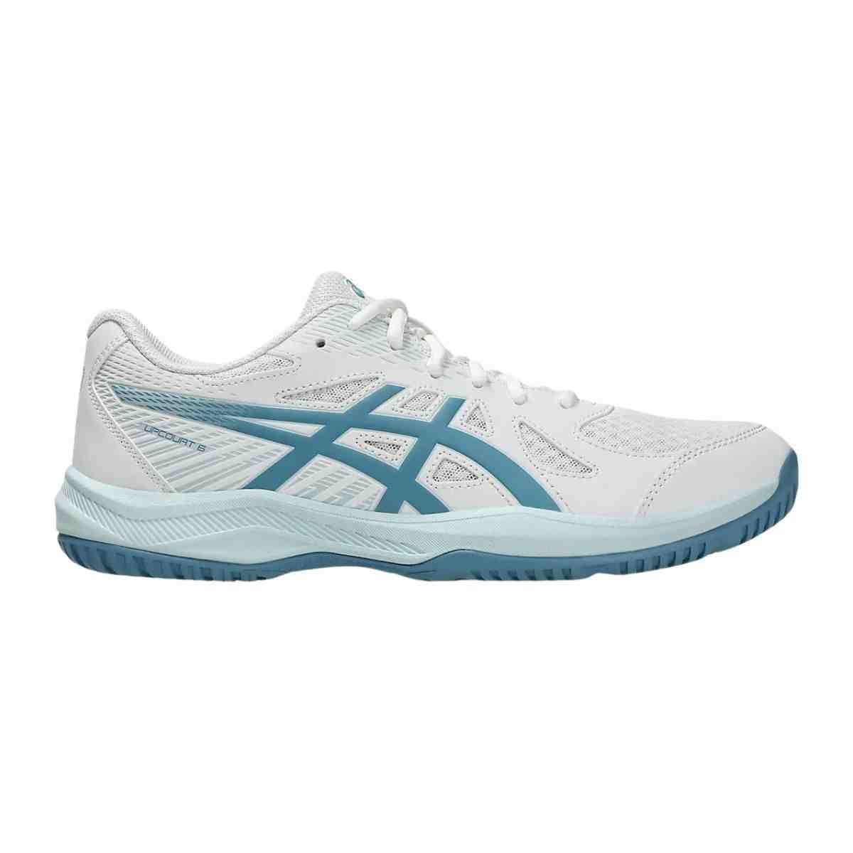 Tênis Masculino Asics Upcourt 6 Branco E Azul