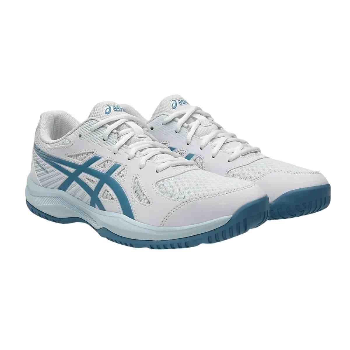 Tênis Masculino Asics Upcourt 6 Branco E Azul Branco/Azul 2
