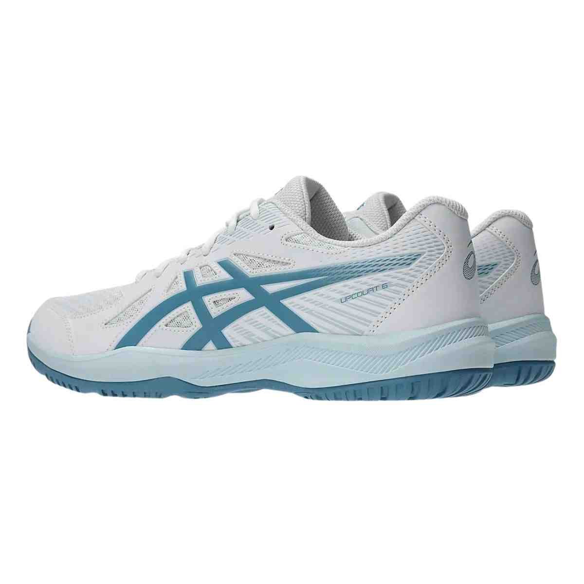 Tênis Masculino Asics Upcourt 6 Branco E Azul Branco/Azul 5