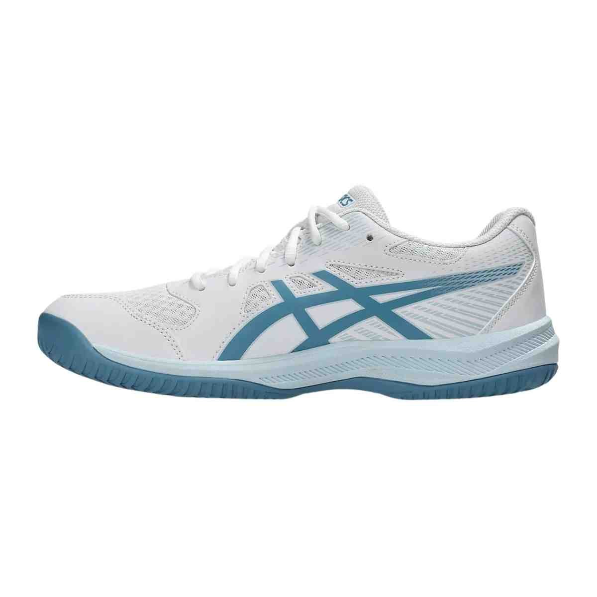 Tênis Masculino Asics Upcourt 6 Branco E Azul Branco/Azul 6