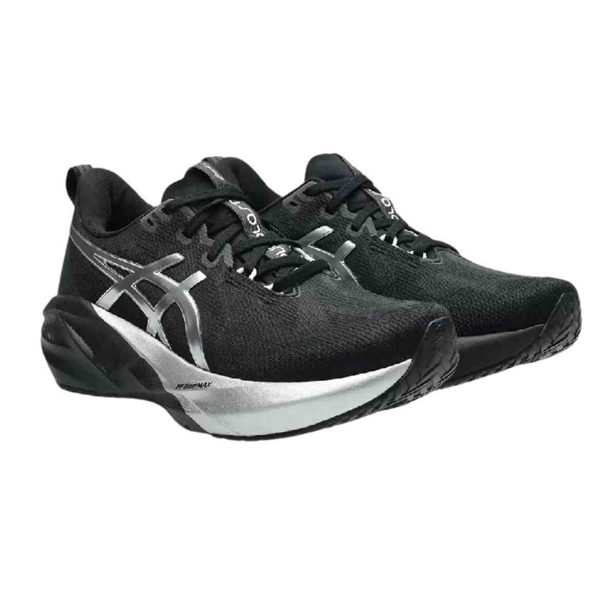 Tênis Corrida Feminino Asics Novablast 5 Platinum Preto Preto 2