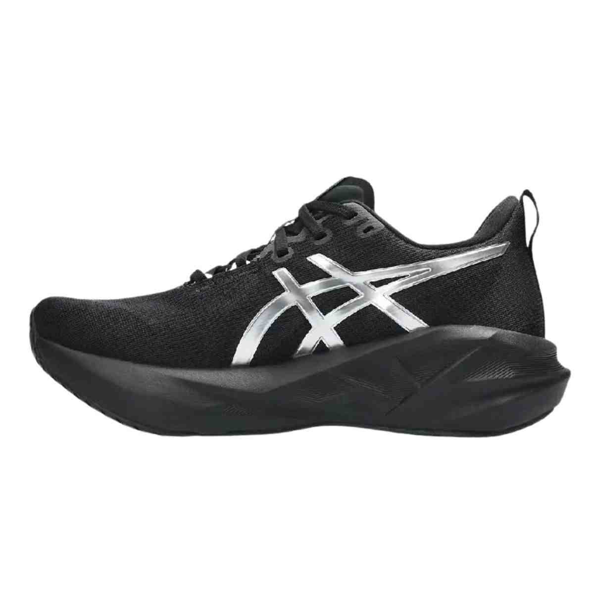 Tênis Corrida Feminino Asics Novablast 5 Platinum Preto Preto 5