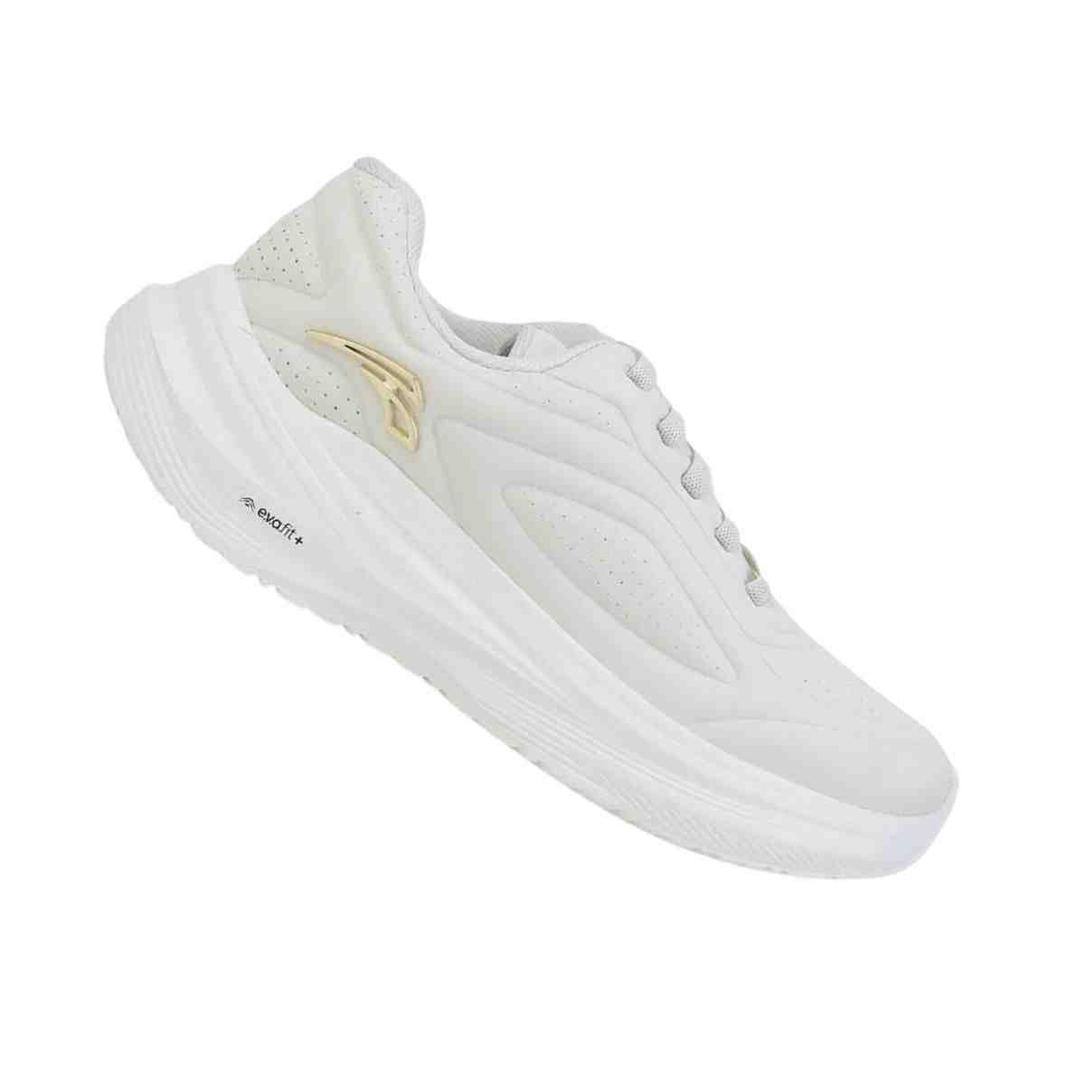 Tênis Corrida Feminino Kolosh Creme Branco 6
