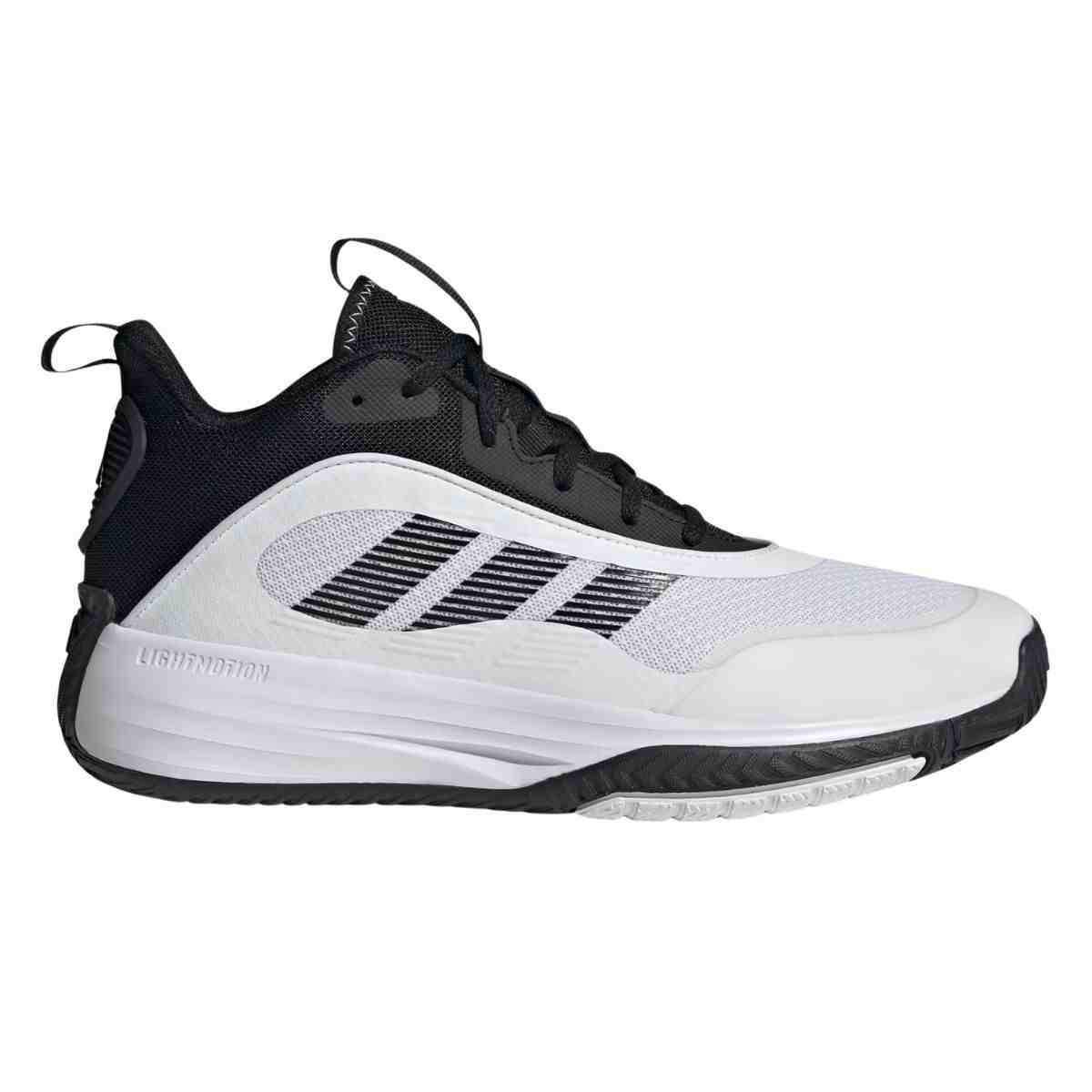 Tênis Basketball Masculino Adidas Ownthegame 3.0 Branco E Preto
