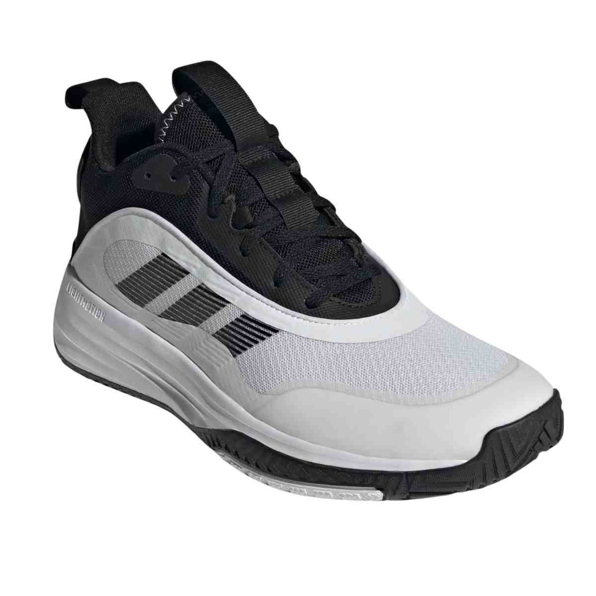 Tênis Basketball Masculino Adidas Ownthegame 3.0 Branco E Preto Branco/Preto 2