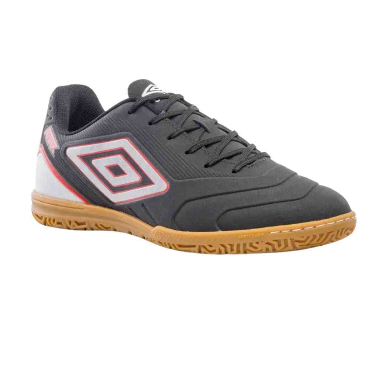 Chuteira Indoor Masculina Umbro Attak Iii Preta Preto 2