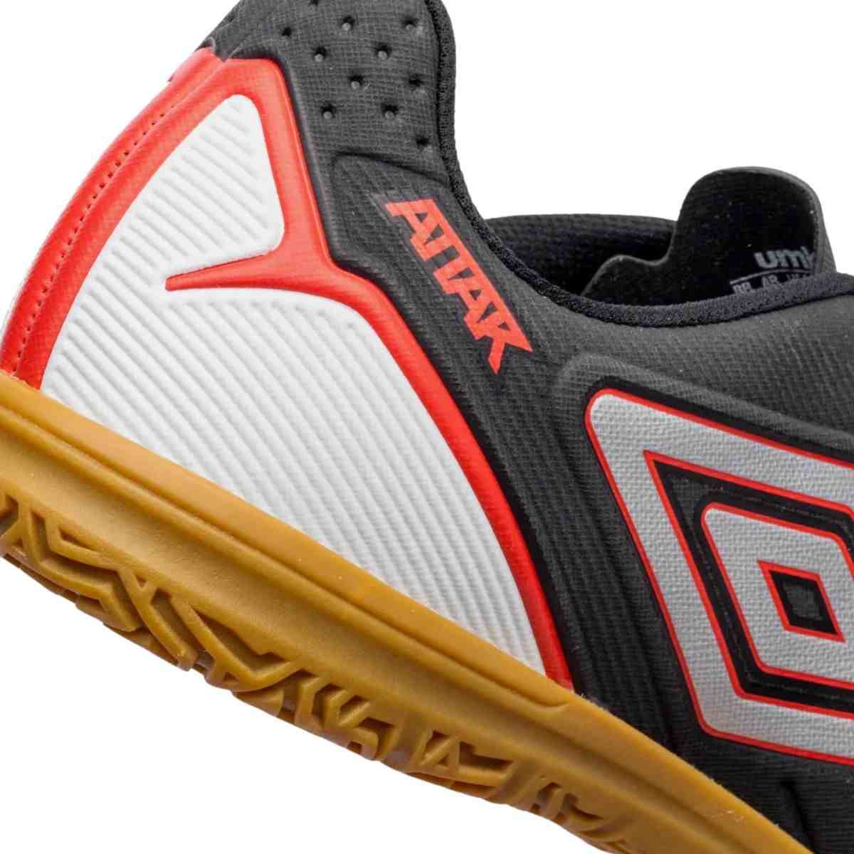 Chuteira Indoor Masculina Umbro Attak Iii Preta Preto 5