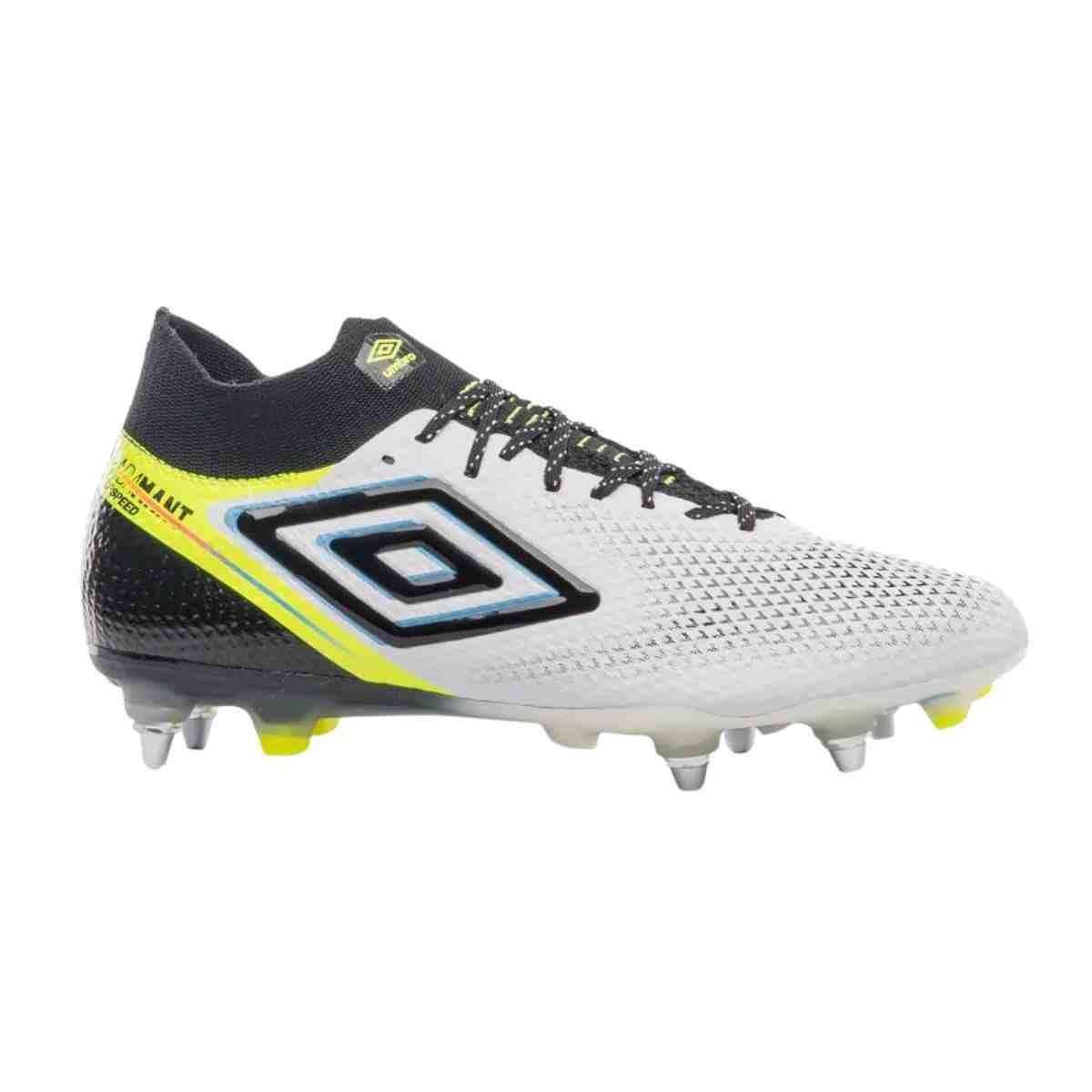 Chuteira Campo Masculina Umbro Adamant Top Speed Pro Branca