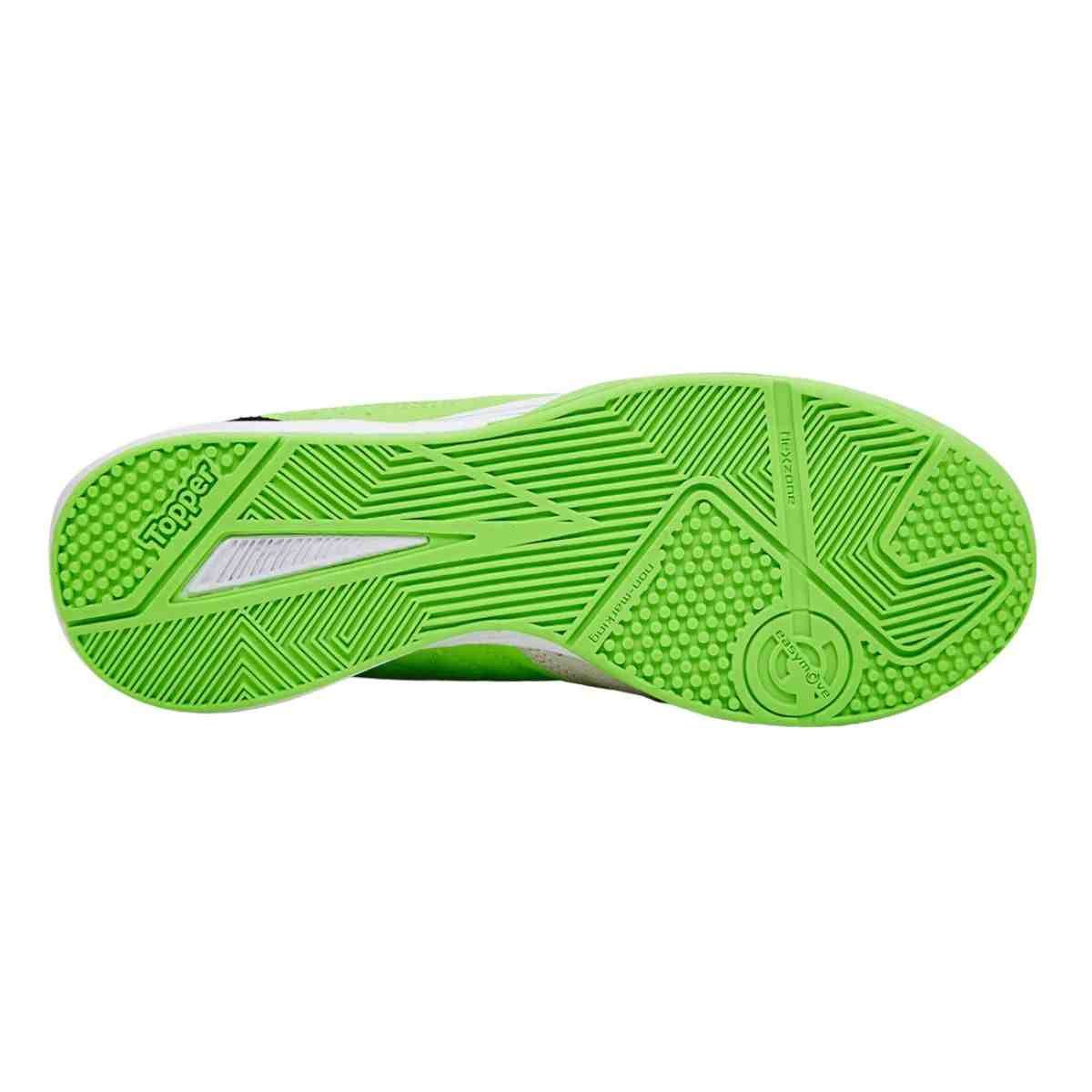 Chuteira Indoor Masculina Topper Dominator Club Vi Verde Verde 4