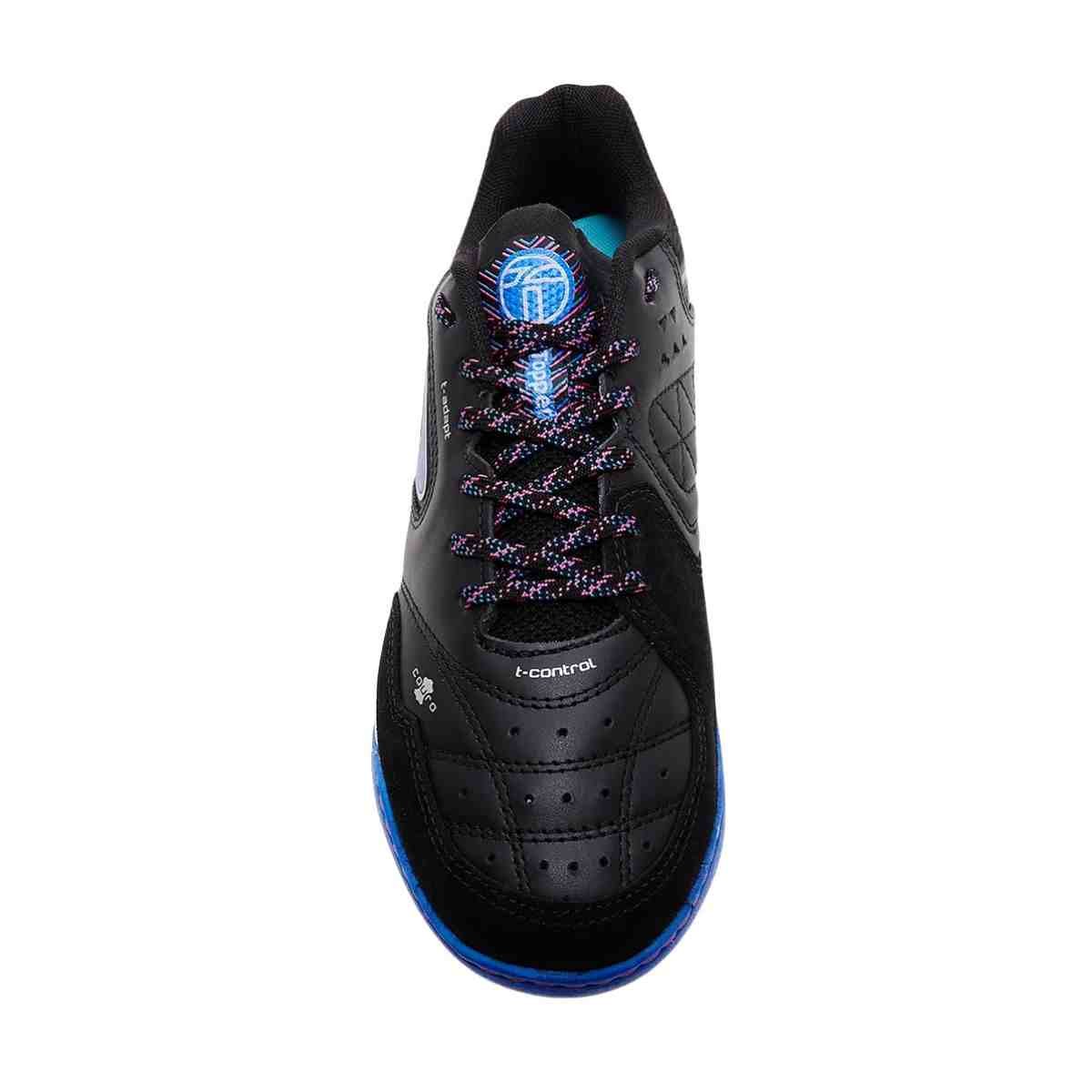 Chuteira Indoor Masculino Topper Dominator Pro Vi Preto Preto 3
