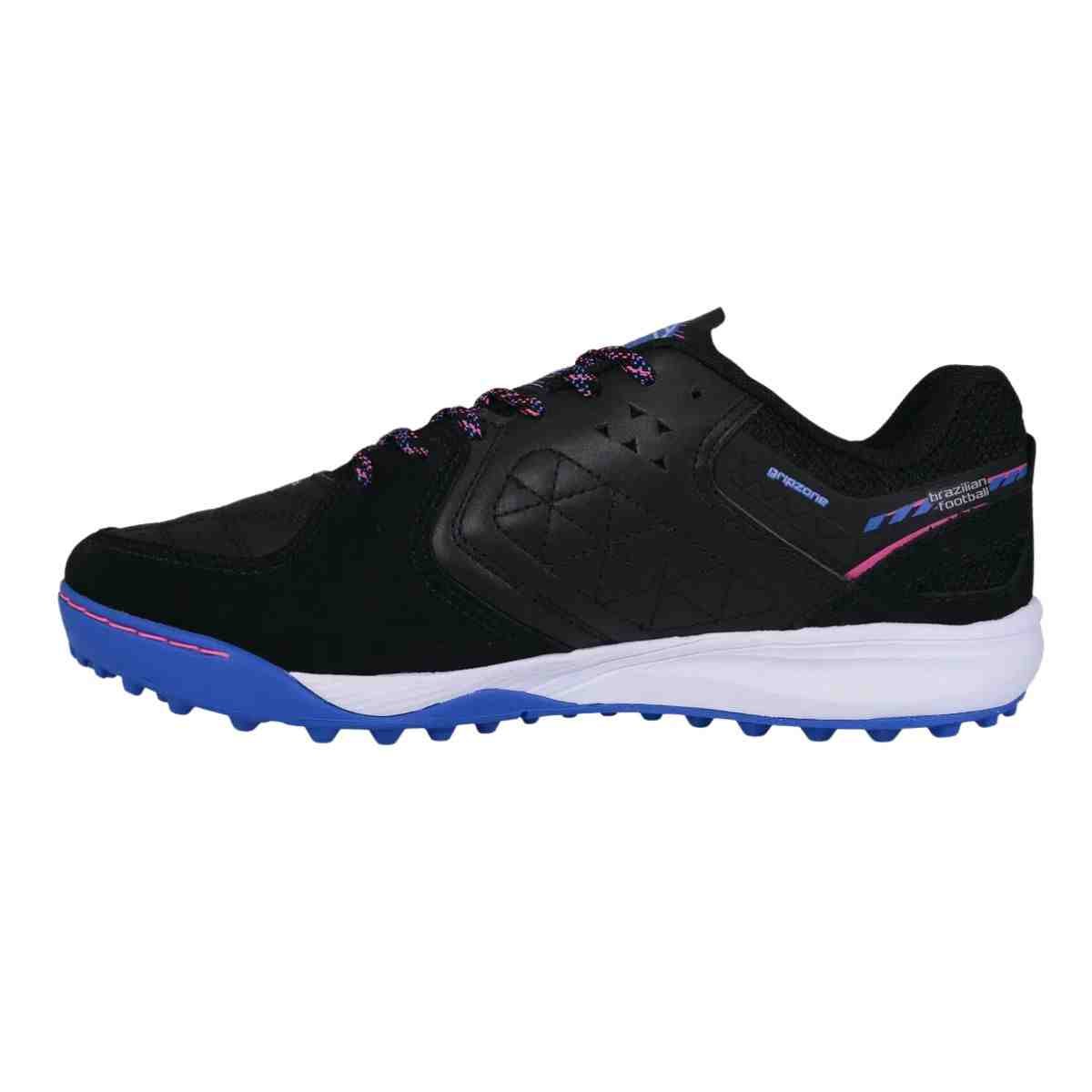 Chuteira Society Masculina Topper Dominator Pro Vi Preta E Azul Preto/Azul 7