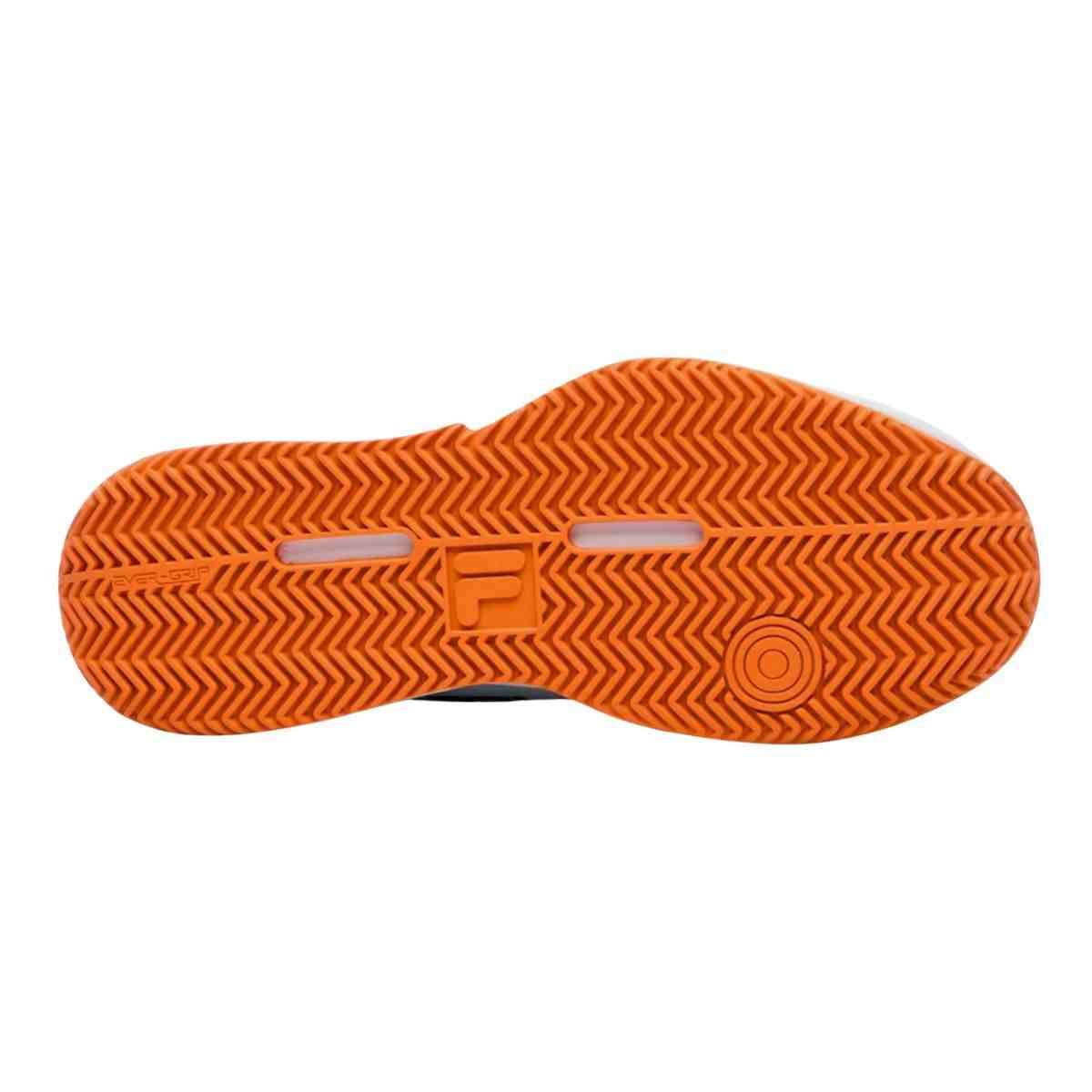 Tênis Masculino Fila Master Ace Preto E Laranja Preto 4