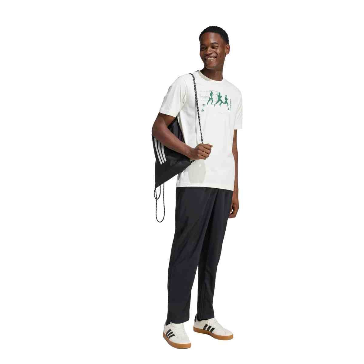 Camiseta Masculina Adidas Anx Run Branca Branco 2