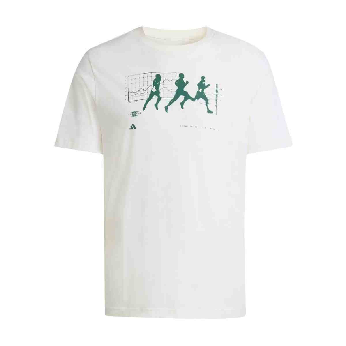Camiseta Masculina Adidas Anx Run Branca Branco 5