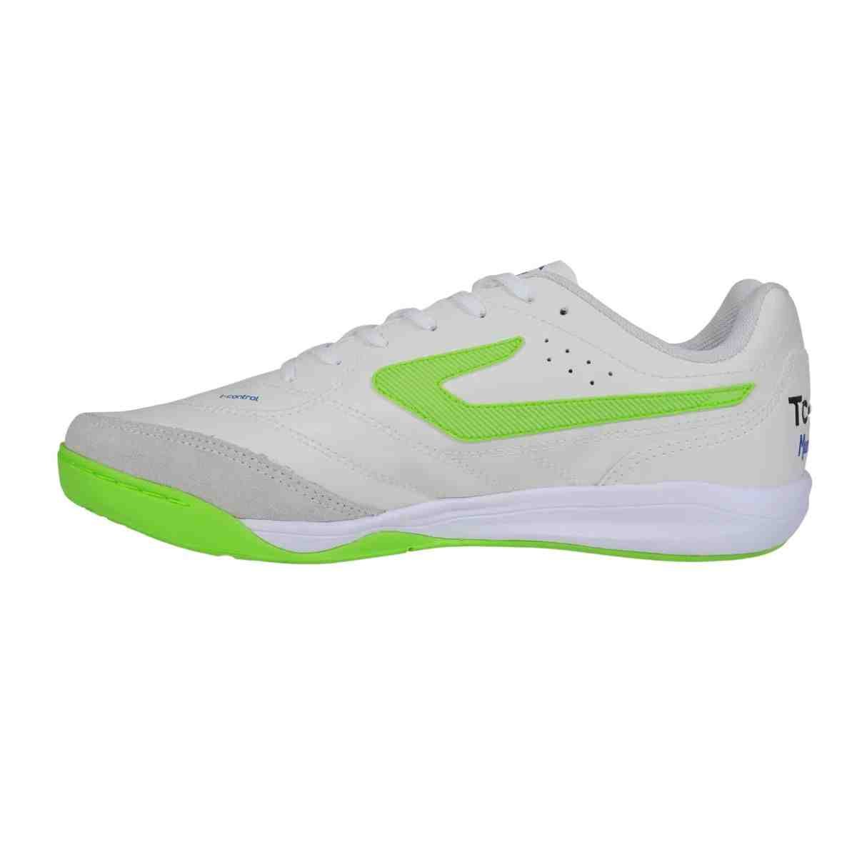 Chuteira Indoor Masculina Topper Maestro Club Vi Branco E Verde Branco/Verde 6
