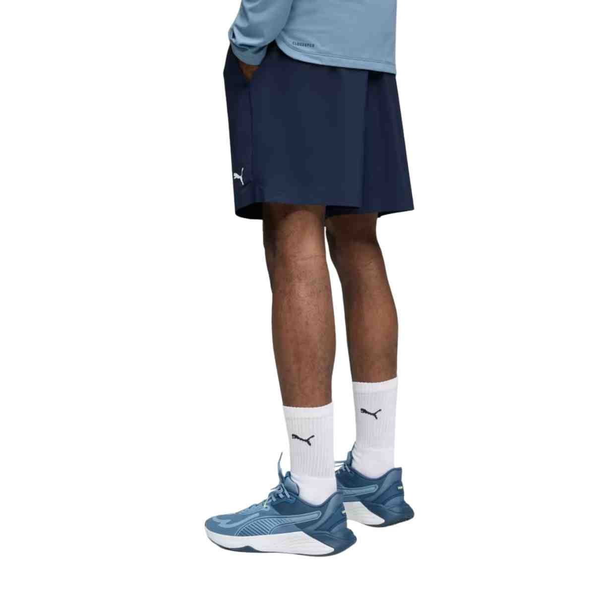 Shorts Masculino Curto Puma Tad Essentials Azul Azul Marinho 3