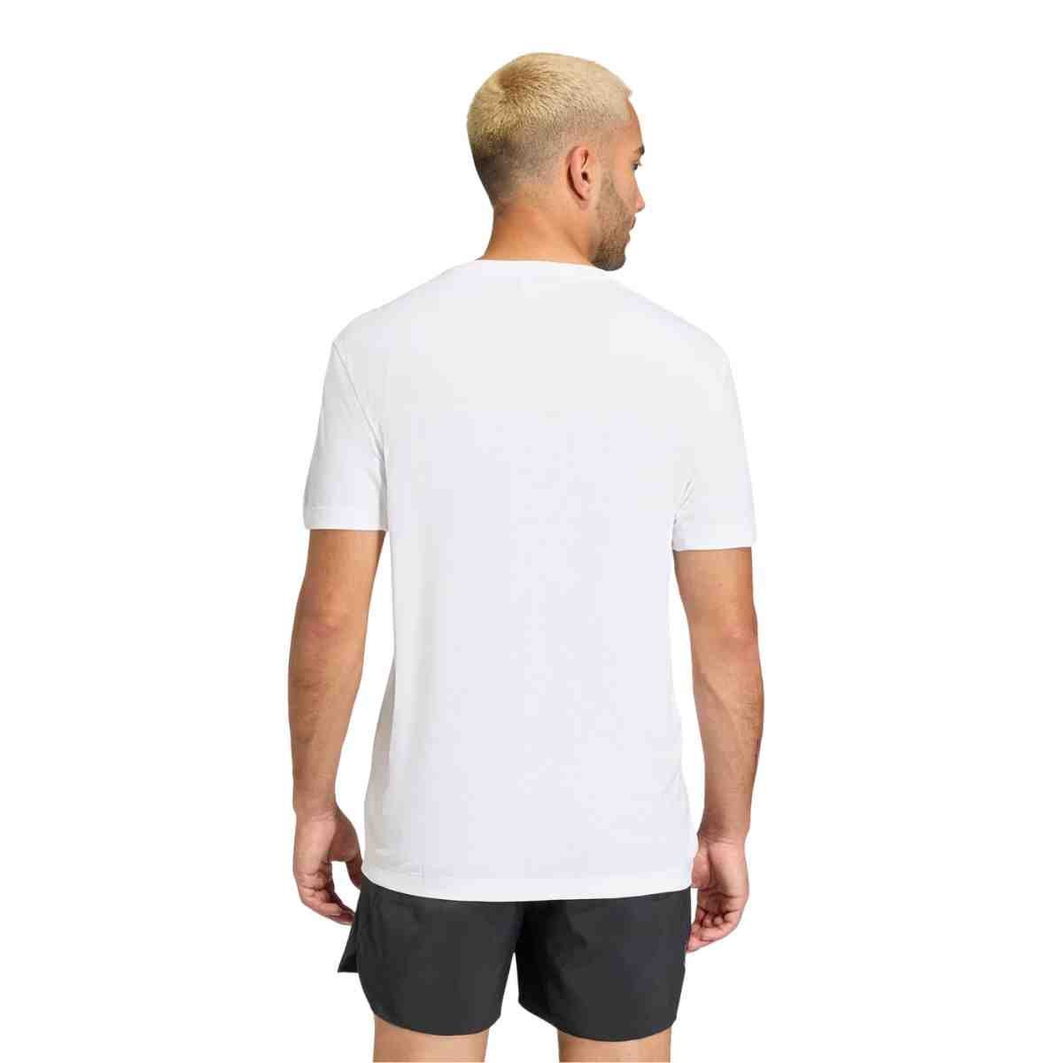 Camiseta Masculina  Adidas Adi365 Essentials Branca Branco 5