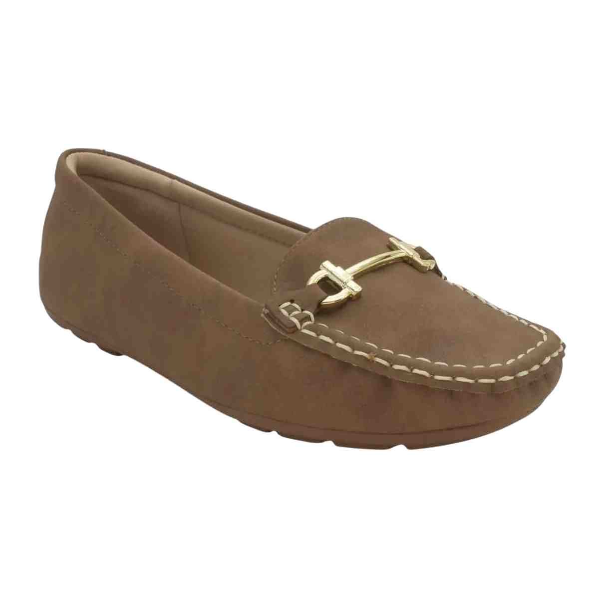 Sapato Feminino Mocassim Modare Marrom Marrom 2