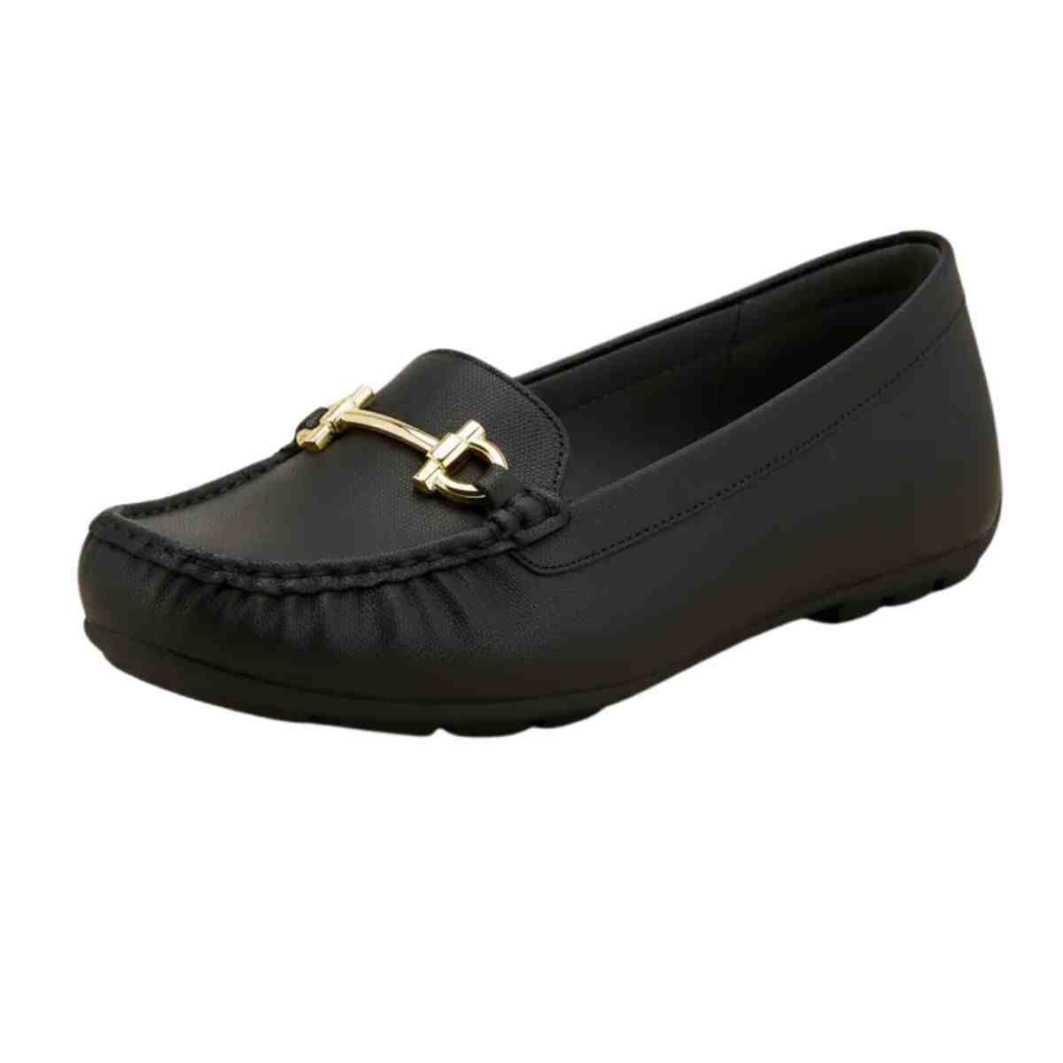 Sapato Feminino Mocassim Modare Preto Preto 7