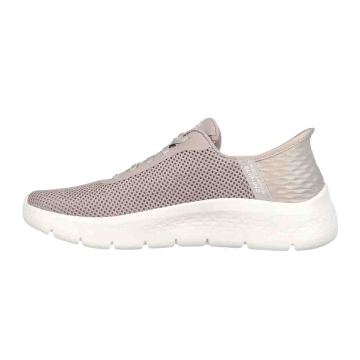Tênis Femnino Skechers Go Walk Flex Grand Entry Bege Bege 5