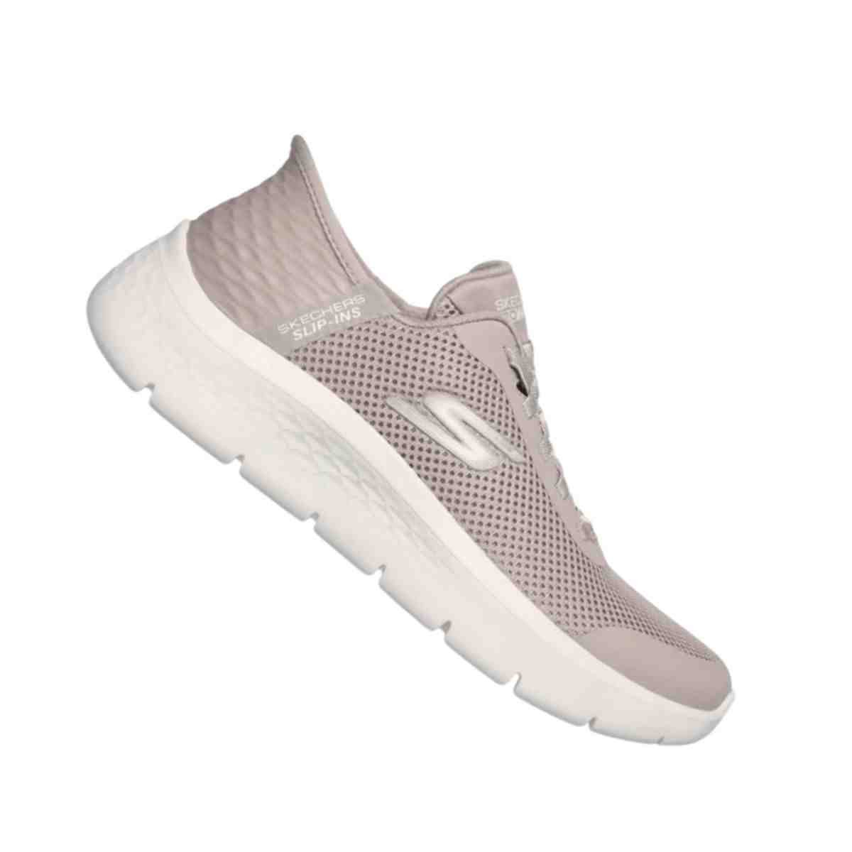 Tênis Femnino Skechers Go Walk Flex Grand Entry Bege Bege 7