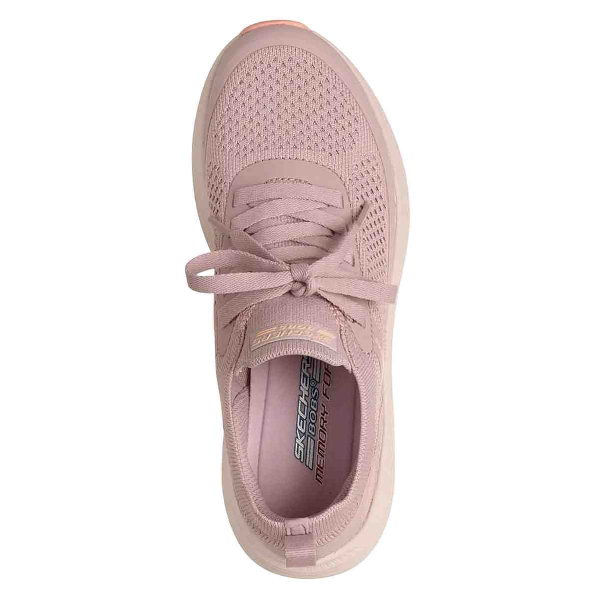 Tênis Corrida Feminino Skechers Bobs Skillz-Too Vital Lilás Rosa 3