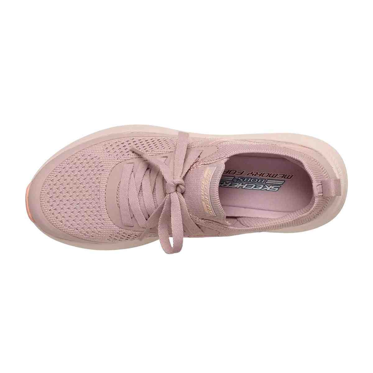 Tênis Corrida Feminino Skechers Bobs Skillz-Too Vital Lilás Rosa 6