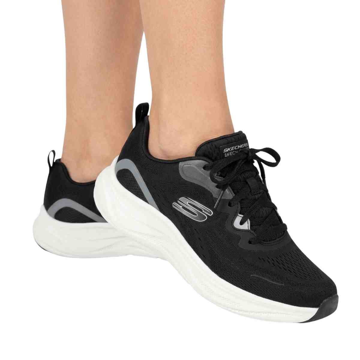 Tênis Corrida Masculino Skechers Skech Cloud Preto Preto 2