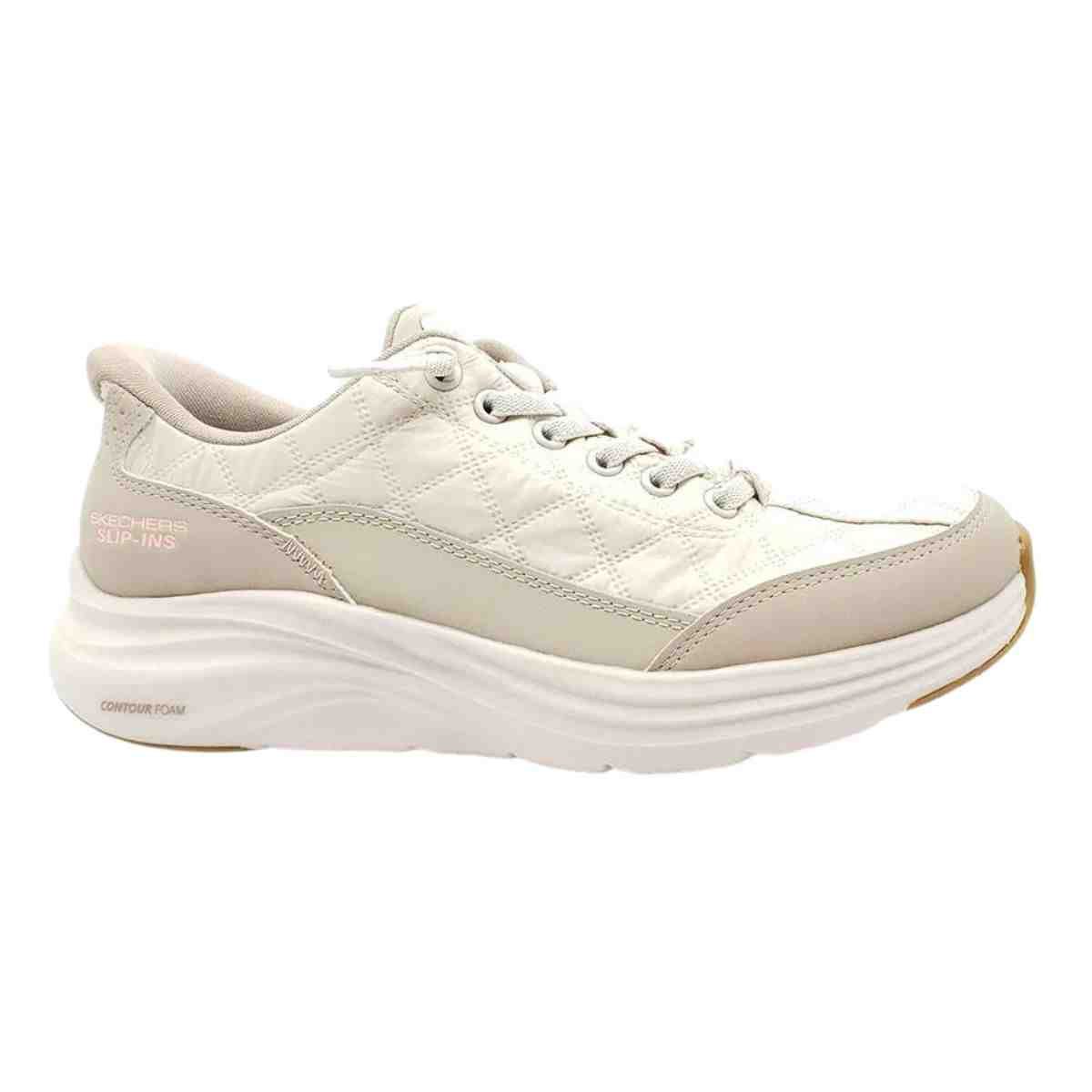 Tênis Corrida Feminino Skechers Contour Foam Branco