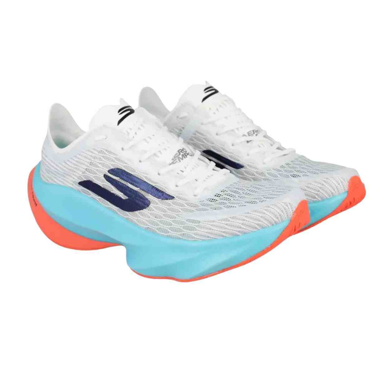 Tênis Corrida Feminino Skechers Skx Aero Tempo Branco Branco 2