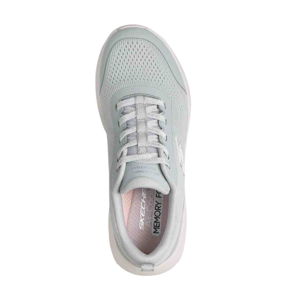 Tênis Corrida Feminino Skechers Plush Foam Cinza Cinza 3