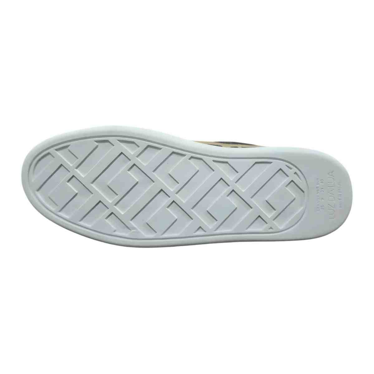 Tenis Moda Feminino Luz Da Lua Monograma Marrom Marrom 5