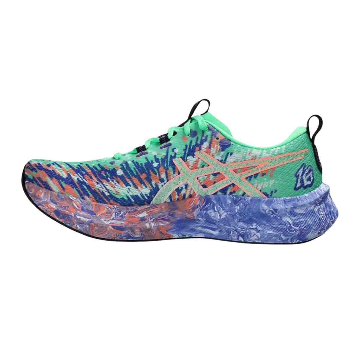 Tênis Corrida Masculino Asics Noosa Tri 16 Verde E Azul Multicores 5