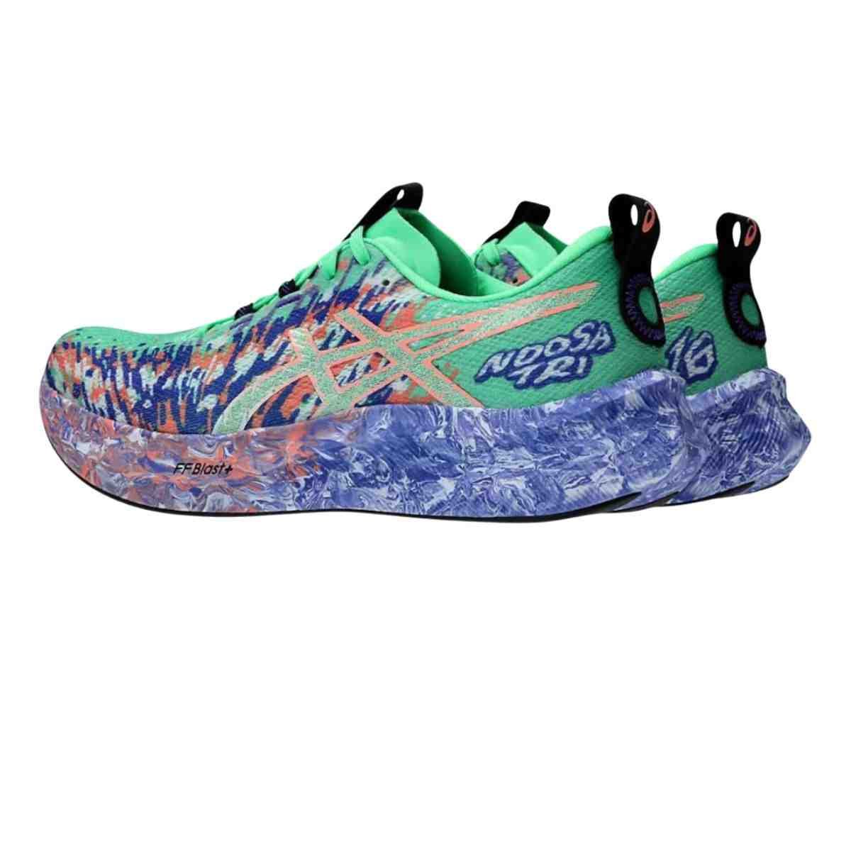 Tênis Corrida Masculino Asics Noosa Tri 16 Verde E Azul Multicores 6