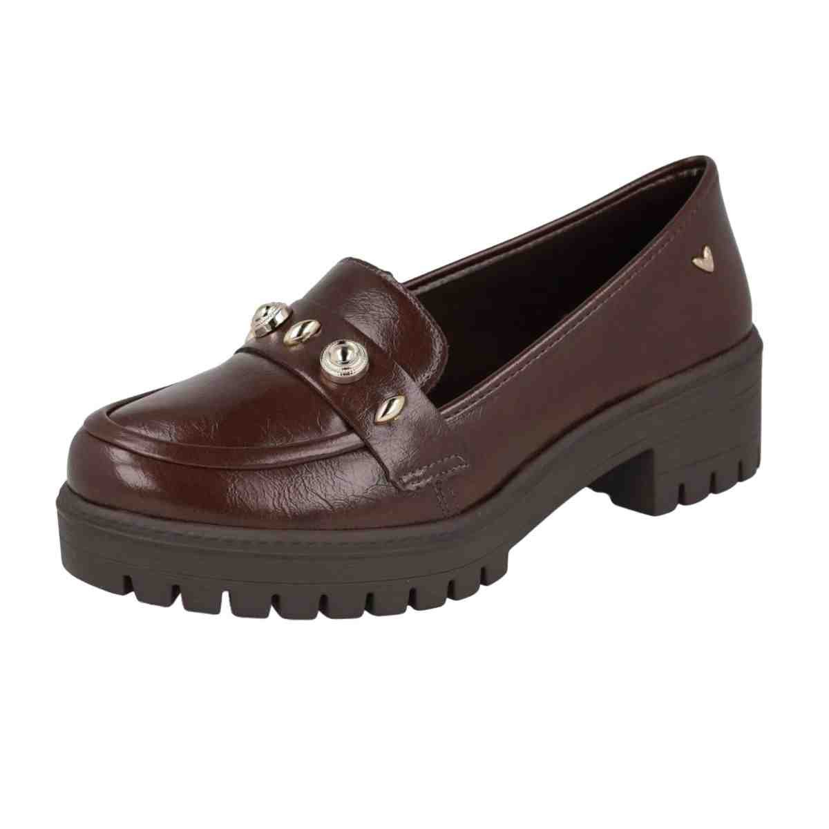 Sapato Feminino Mocassim Mississipi Marrom Marrom 6