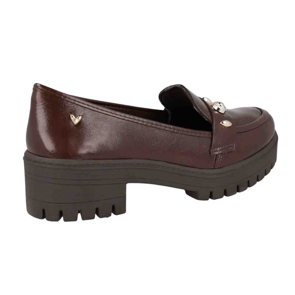 Sapato Feminino Mocassim Mississipi Marrom Marrom 7