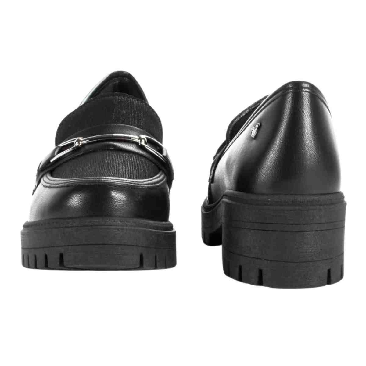 Sapato Feminino Mocassim Mississipi Loafer Preto Preto 6
