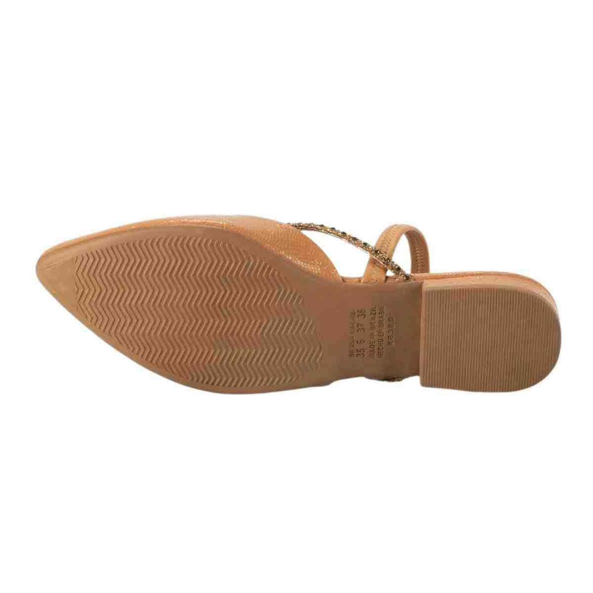 Sapato Feminino Salto Baixo Mississipi Caramelo Caramelo 5