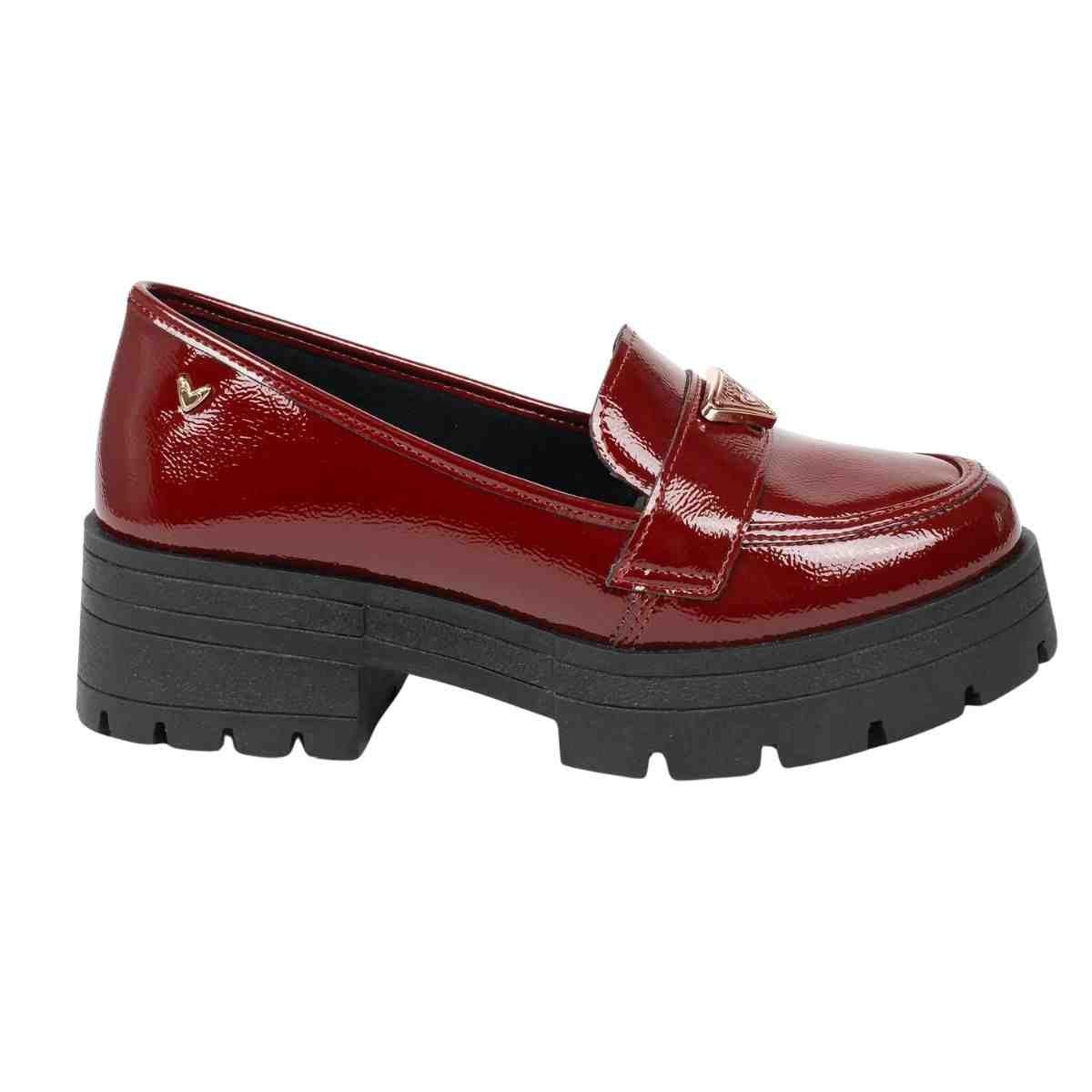Sapato Feminino Mocassim Mississipi Vermelho