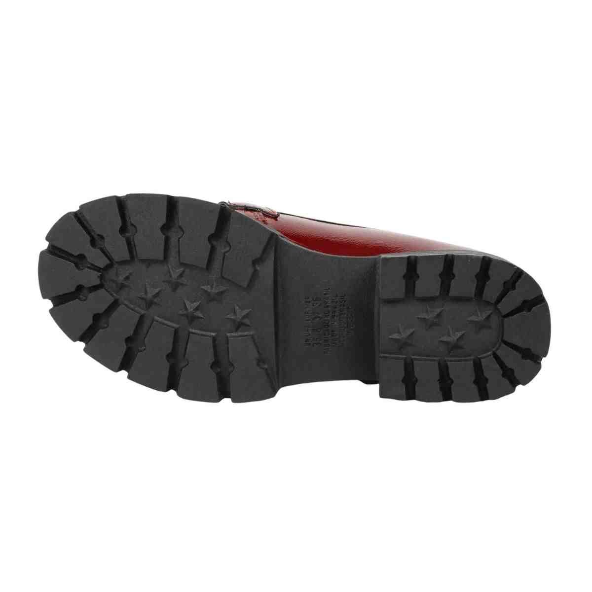 Sapato Feminino Mocassim Mississipi Vermelho Vermelho 4
