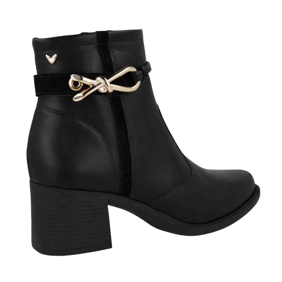Bota Feminina Cano Médio Mississipi Preta Preto 7