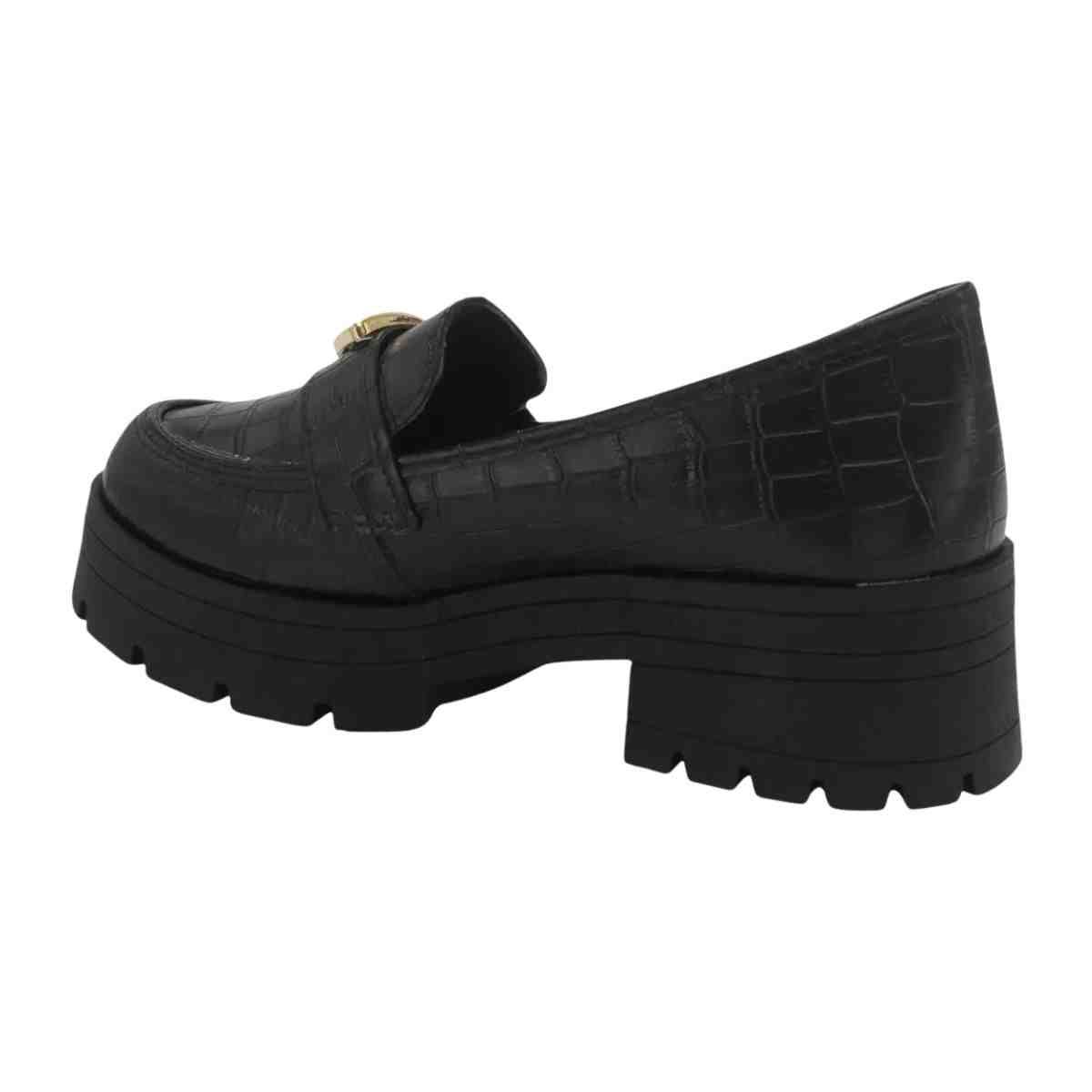 Sapato Feminino Mocassim Mississipi Preto Preto 7