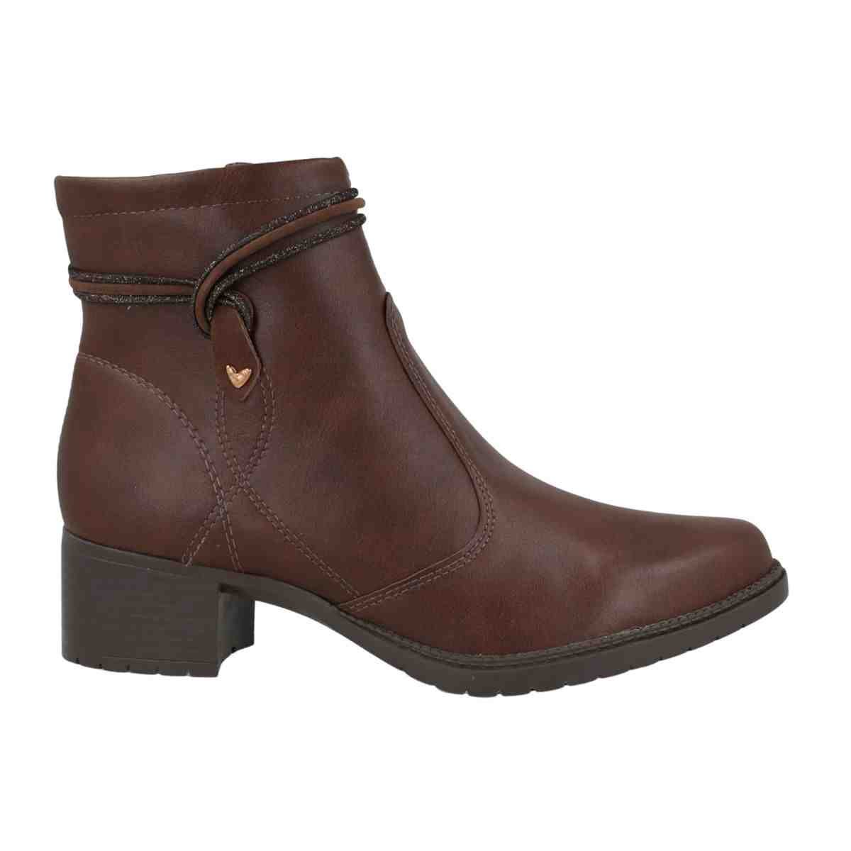 Bota Feminina Cano Médio Mississipi Berteli Marrom