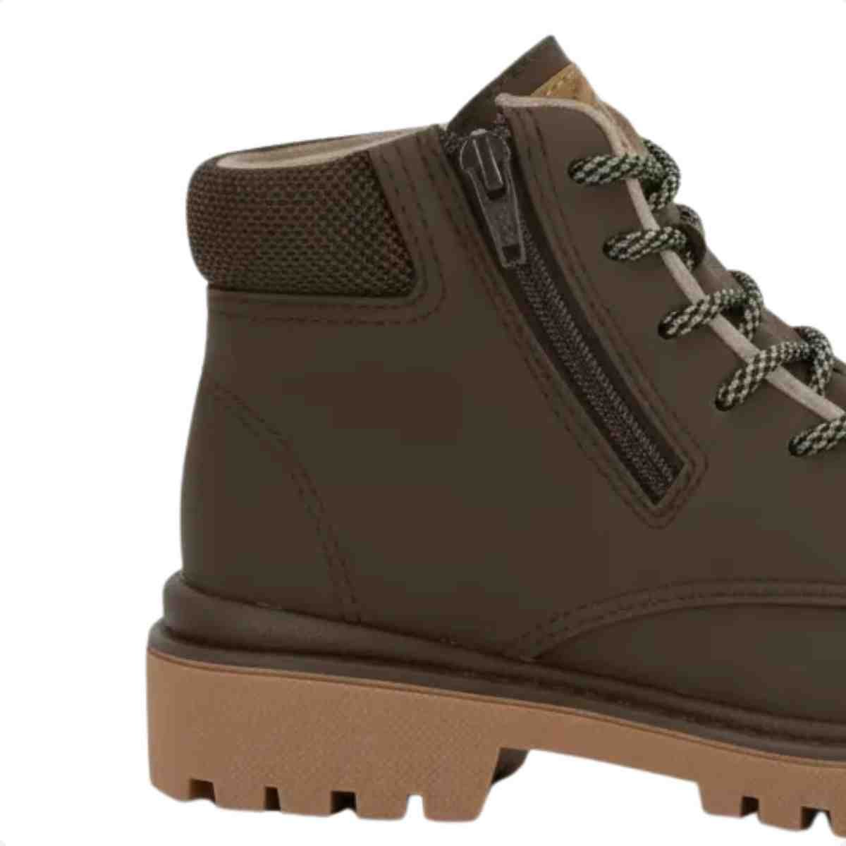 Bota Coturno Infantil Molekinho Marrom Marrom 7