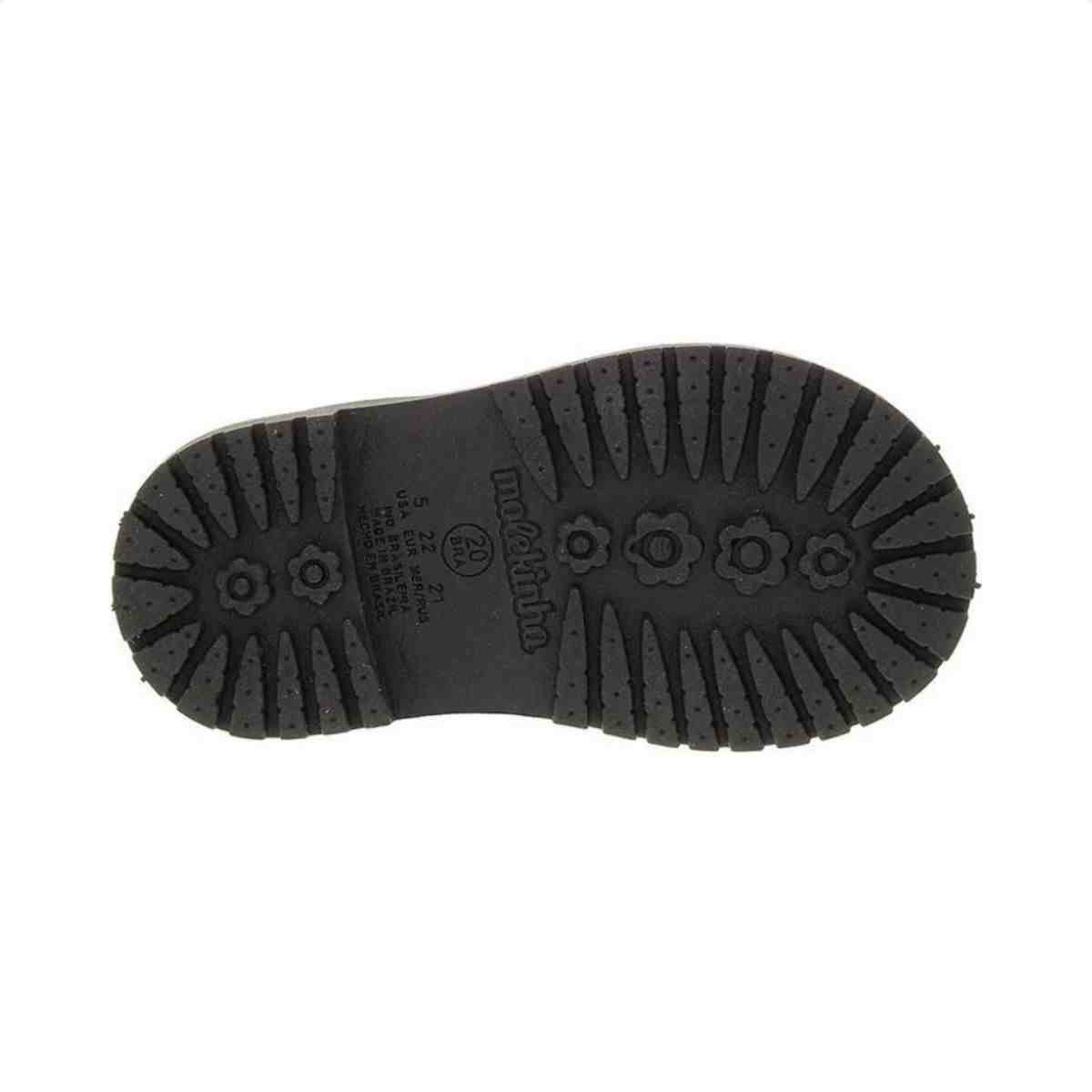 Bota Coturno Bebe Molekinha Preto Preto 6
