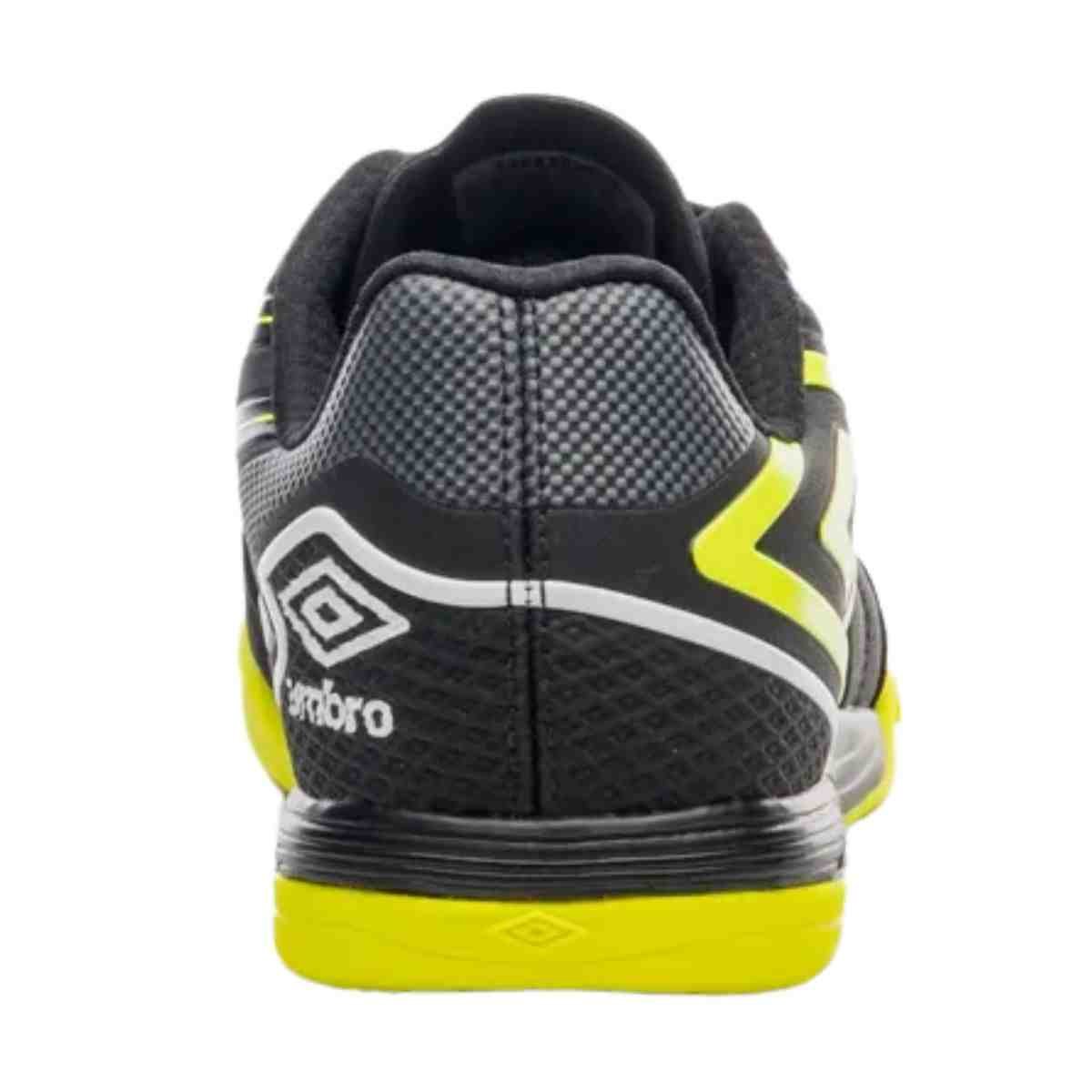 Chuteira Indoor Masculina Umbro Pro 5 Bump Club Preto E Verde Preto 7