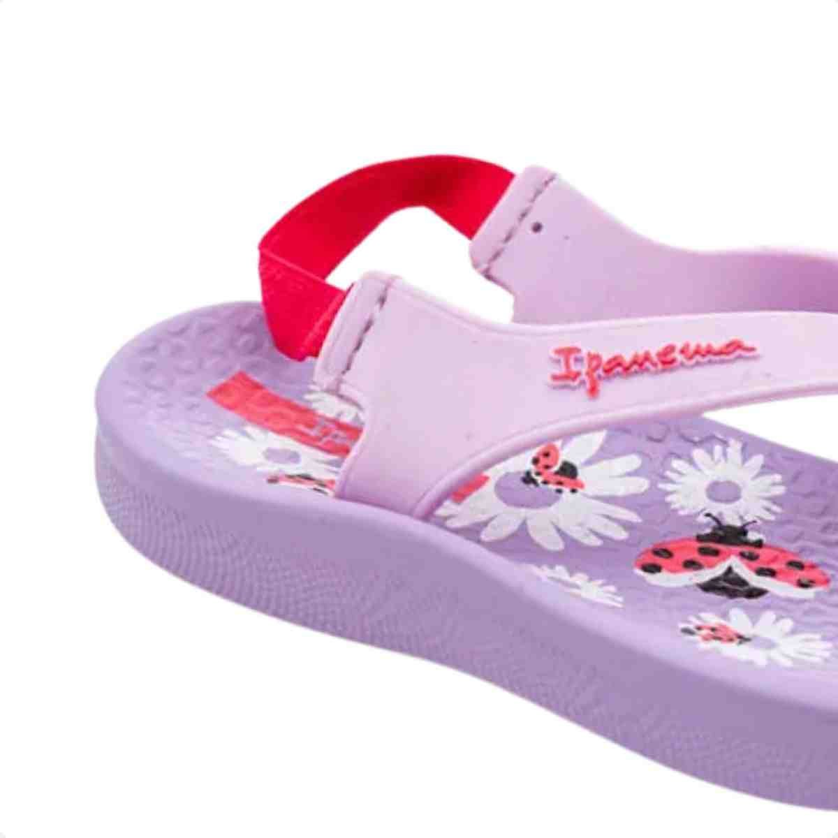 Chinelo Bebe Dedo Ipanema Cute Lilas Lilás 7