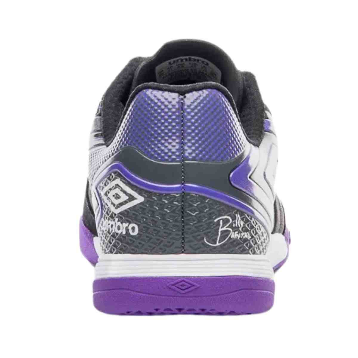 Chuteira Indoor Masculina Umbro Pro 5 Bump Club Preta E Roxa Preto