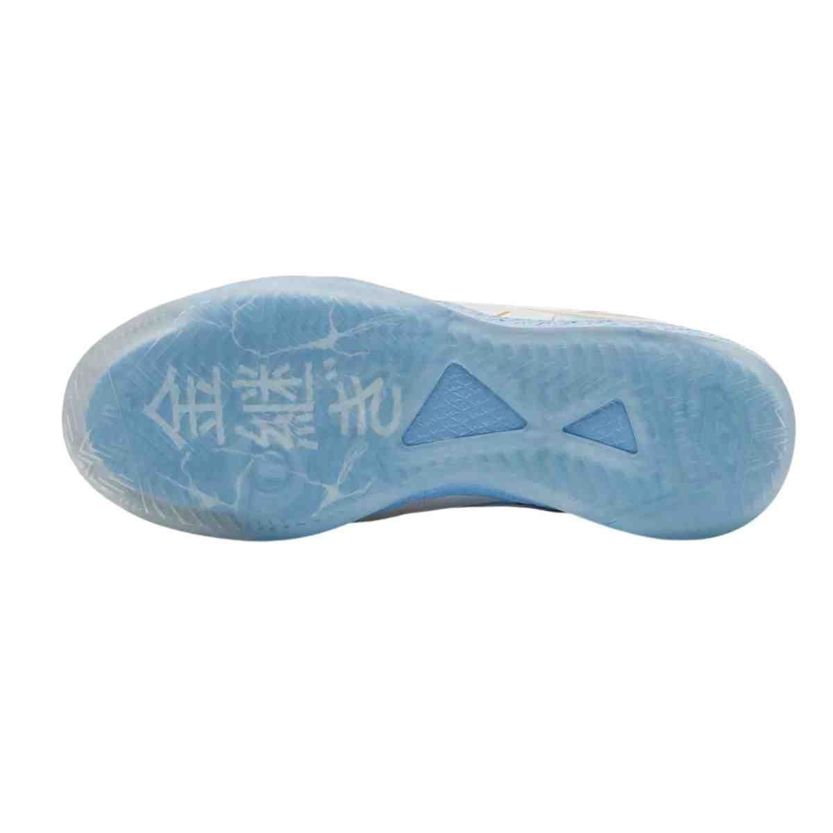Chuteira Indoor Masculina Umbro Pro 5 Bump Kintsugi Branca E Azul Branco 4